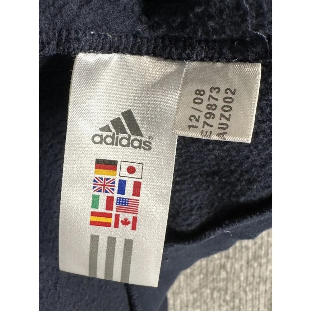 Vintage Adidas Red Bull New York Hoodie Men's 2XL Blue Red Pullover Racing
